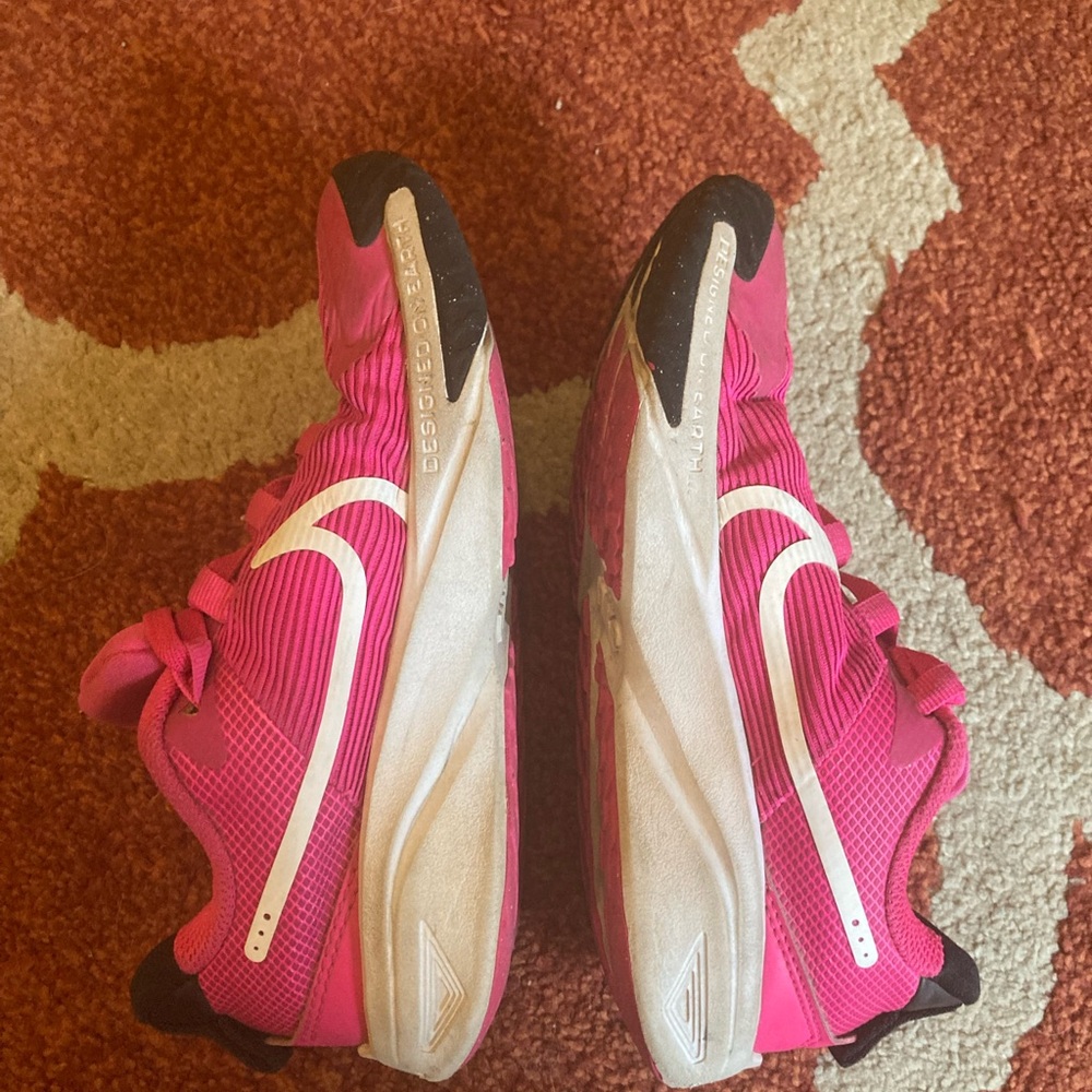 Nike Fuchsia and White Running Shoes
